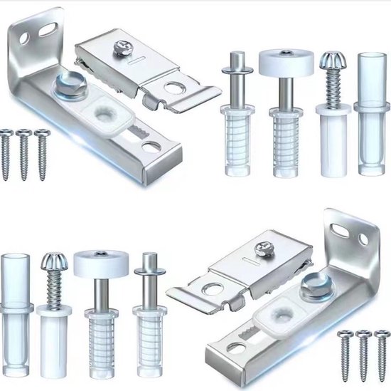 Set, Doppelfalttürscharnier, Metall-oberscharnier-set Für Doppelfalttüren, Reparaturset, Ersatzteile, Ausführung 2