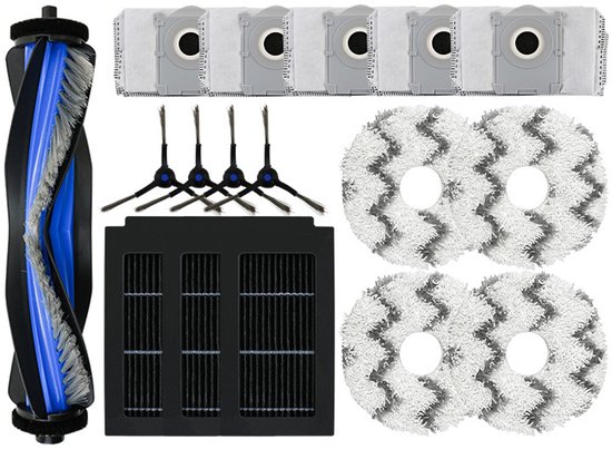 Passend Für Ecovacs T50 Pro/omni, Zubehör Für Saugroboter, Passend Für T50, Wischmopp/hauptbürste/filter/staubbeutel-set