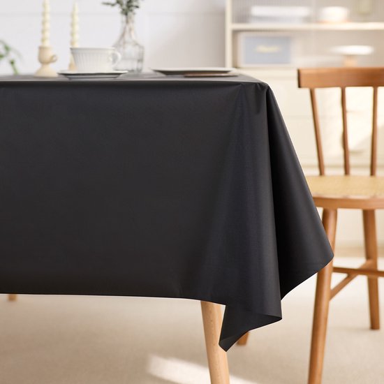 Tischdecke 140 X 220 Cm Polyester-tischdecke Einfarbige Tischdecke Wasser Und Ölabweisend Pflegeleicht Rechteckig Dekorativer Stoff Wasserdicht