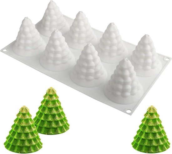 Silikon-schokoladenform Silikon-backform Weihnachten Weihnachtsbaum 3d-kuchenform Weihnachtsbaum-mousse-kuchen Silikon-backform Weihnachtsmotiv A