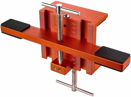 Schablone Für Schranktüren – Schablone Für Türscharniere – Montage Von Schranktüren – Verstellbarer Stützarm – 5,08 Cm Dicke – Aluminium