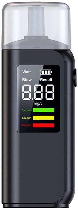 Alkoholtester Professioneller Alkoholtester Mit Led-anzeige Hochpräziser Digitaler Atemalkoholtester Usb-c-aufladbar Kontaktlose Messung Und 5 5