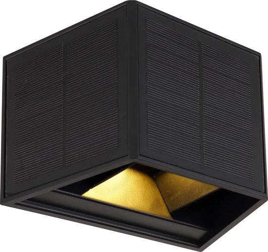 Solarbetriebene Außenwandleuchte, Wasserdichter Außenstrahler Mit Dreiseitigem Solarpanel. Geeignet Für Innenhöfe Und Balkone.