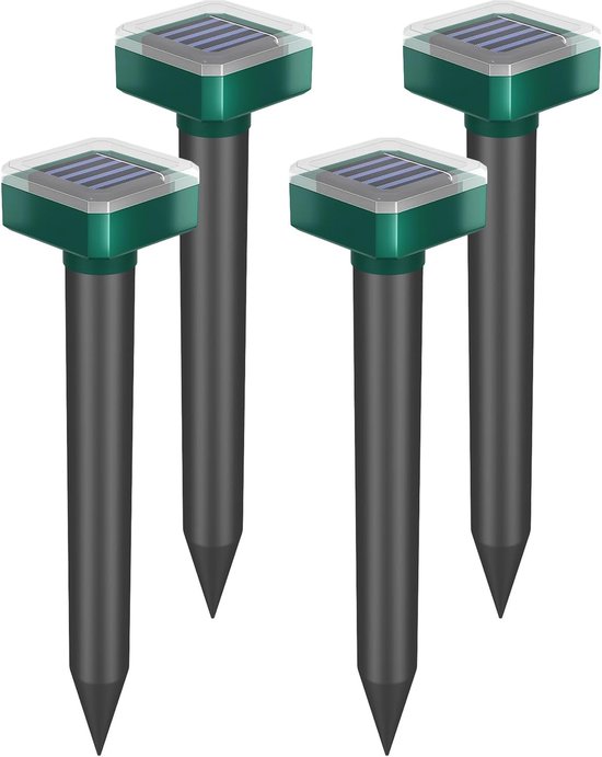 4 Stück Schlangenabwehrmittel Für Garten Und Außenbereich Solarbetriebenes Ultraschall-schlangenabwehrmittel Wasserdicht Sicher Für Haustiere Zur