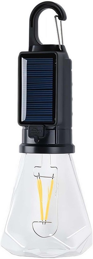 Kzq Solar-led-campinglampe Für Zelte Usb-wiederaufladbare Hängelampe Mit Clip Geeignet Für Outdoor-camping Dekoration Notfälle Und Als