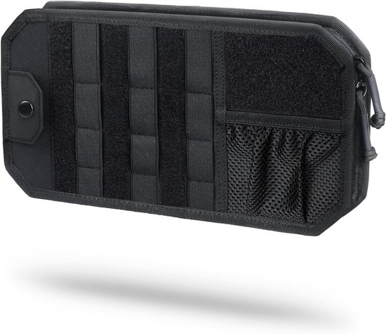Organizer Für Die Sonnenblende Im Auto, Mit Reißverschlusstasche Und Brillenclip, Halbstarres Molle-system, Geeignet Für Die Meisten Fahrzeuge, Suvs Und Lkws.