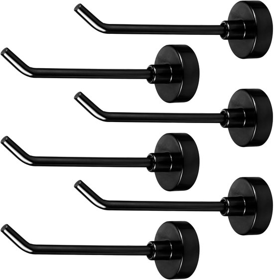 6 Stück Magnethaken, 45°-winkel, 20 Mm Durchmesser, Magnethalter Für Küche Und Bad