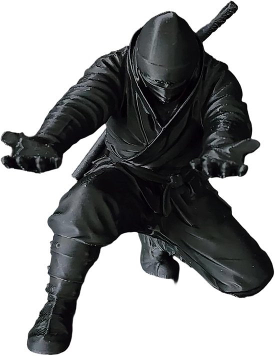 Stiftehalter Für Den Schreibtisch 3d-gedruckte Tischdekoration In Form Eines Knienden Ninjas Stifteablage Und Schreibtischorganizer Für Büro