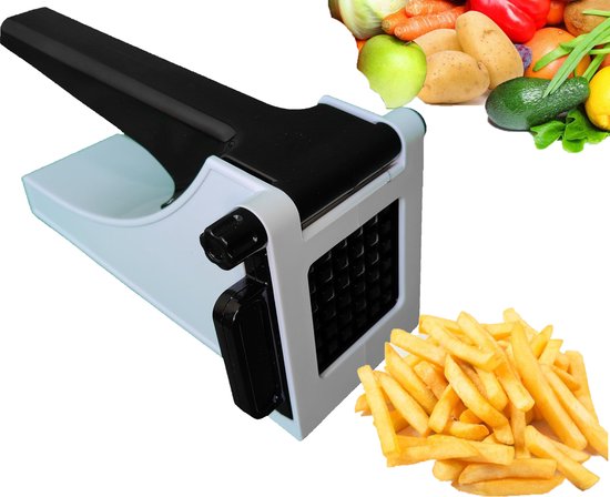 Pommes-frites-schneider Gemüseschneider Kartoffelschneider Multifunktional Mit Bedienungsanleitung Robuste Klingen + Ersatzklinge Rot