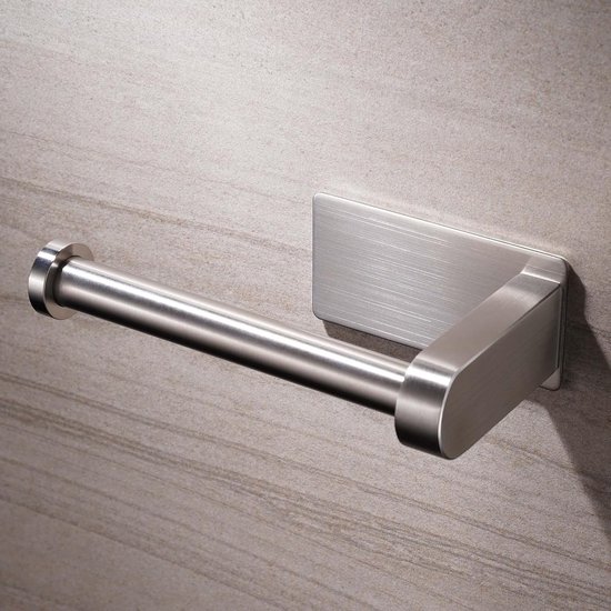Selbstklebender Toilettenpapierhalter – Edelstahl – Badezimmeraccessoire