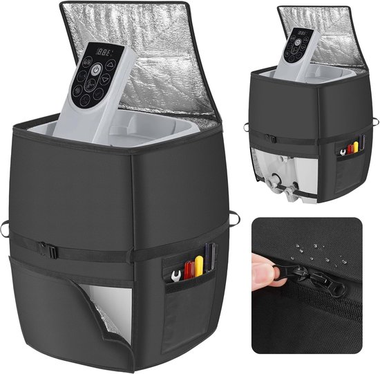 Abdeckung Für Whirlpool-heizpumpe Wasserdichte Isolierte Abdeckung Aus 600d Oxford-gewebe Mit Aluminiumfolie Geeignet Für Aufblasbare Whirlpools
