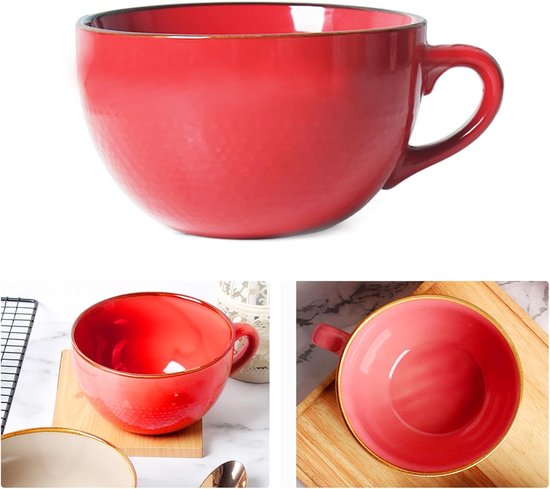 Suppenbeutel Mit Henkeln Suppenschüsseln Mit Henkeln Suppenbecher Suppentasse Geschirr Küchenutensilien Keramik-suppenschüssel Suppenschüssel-set