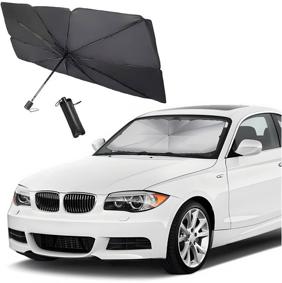 Dailygoody Sonnenschutz Fürs Auto Faltbarer Sonnenschirm Uv-schutz Großformatig Sonnenschutz Für Die Windschutzscheibe Für Die Meisten Fahrzeuge