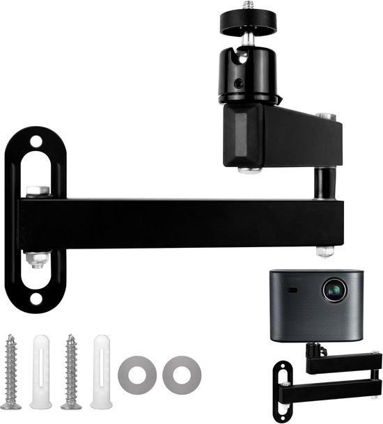 Verstellbare Projektor-wandhalterung – Universelle Projektorhalterung Mit 1/4-zoll-gewinde – Metallarm
