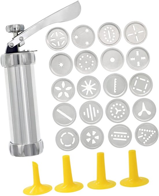 Set Mit Multifunktionalen Spritztüllen Zum Füllen Und Dekorieren Von Cupcakes Und Zum Backen