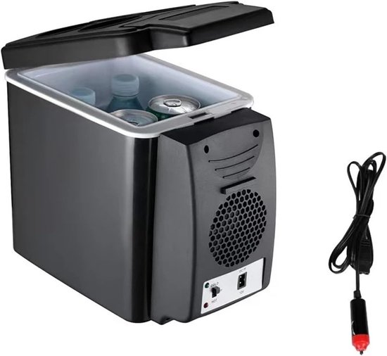 6-liter-12-v-elektrokühlbox – Tragbarer Mini-kühlschrank/gefrierschrank Fürs Auto – Kühl- Und Heizgerät Für Fahrzeuge