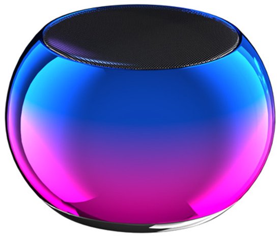 Tragbarer Bluetooth-minilautsprecher, 360°-surround-sound, Bassmembran, Aus Aluminiumlegierung.