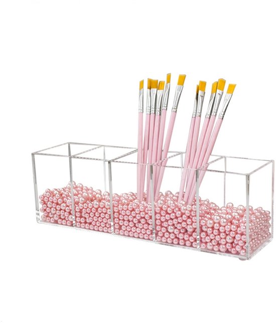 Acryl-stiftehalter Transparente Stiftablage Schreibtisch-organizer Make-up-pinselhalter Stiftebehälter Aufbewahrungslösung Für Büro Schule Und 28 28