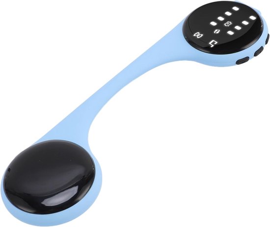 Schlafkissenlautsprecher, Knochenleitung Und Weißes Rauschen, Stereo-bass-schlafhilfe, Tragbarer Bluetooth-unterkissenlautsprecher Mit Led-bildschirm (blau)