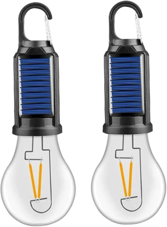 Zweiteiliges Tragbares Wasserdichtes Und Multifunktionales Retro-solar-campinglampen-set Mit Haken Geeignet Für Outdoor-camping Solarleuchten Und