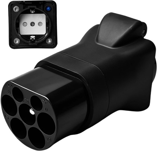 Universeller 16a Typ 2 Auf Schuko Ev-adapter – Multifunktionaler Anschluss Für Ladestationen