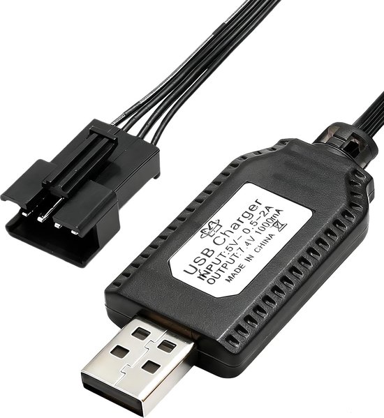2-teiliges Lipo-ladegerät, 2s, 7,4 V, Usb, Kfz-ladegerät, Fernbedienung, Usb-ladegerät, Universelles Rc-kabel Mit Sm-4p-stecker, Schnelles Und Sicheres Laden Für