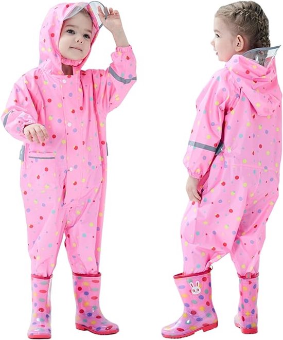 Regenmantel Mädchen-regenmantel Universeller Eva-regenmantel Für Kinder Wasserdicht Einteiler Wasserdichter Einteiler Für Kinder Geeignet Für Xxl