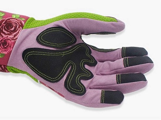 Gartenhandschuhe Langärmelige Gartenhandschuhe Dornenresistente Lange Gartenhandschuhe Zum Rosenschneiden Herren Farbe Schwarz Und Rot Größe