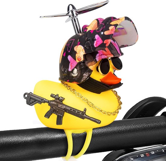 Auto-dekoration In Form Einer Gummiente Quetschbare Enten-armaturenbrettdekoration Fahrraddekoration Für Fahrradzubehör Motorrad Und Fahrrad 1 1 Stück