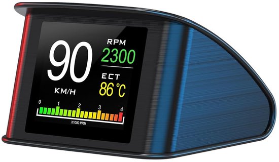 Head-up-display – Digitaler Tachometer – Sicheres Fahren – Geschwindigkeitswarnung – 2,2-zoll-bildschirm