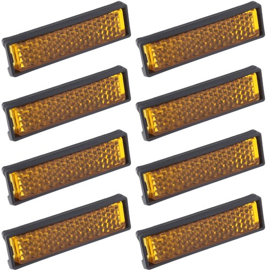 Store 9 Pedalreflektor Fahrradsicherheit Gelb Reflektierendes Lichtband Sichtbarkeit Bei Nacht Geeignet Für Mountainbike Und Rennrad 8 Stück