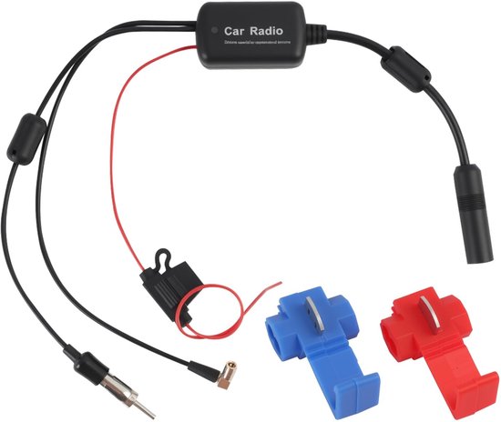 Mttproducts Antennenverstärker 22 Db Autoradio-antennenverstärker Dab-splitter Fm Am-unterstützung Signalverstärker Kompatibel Mit Den Meisten