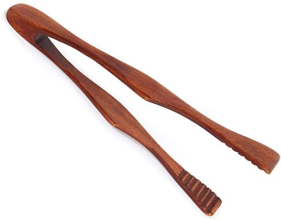 Holzzange Mit Natürlichem Holzclip – Bambus-teezange – Geeignet Für Toast, Salat Und Grillgut – Nachhaltig Und Umweltfreundlich