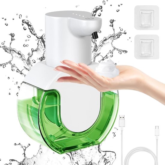 Automatischer, Wiederaufladbarer Schaumseifenspender – 4 Stufen – 430 Ml – Wandmontage – Kontaktloser Handdesinfektionsmittelspender – Küche