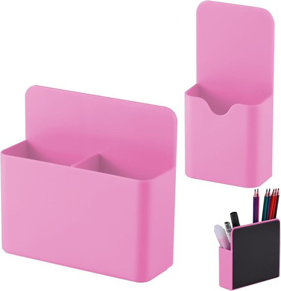 Magnetischer Stifthalter 2er-pack Magnetischer Halter Für Abwischbare Marker Mit Geräumigen Fächern Starker Magnetischer Aufbewahrungsorganizer