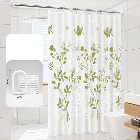 Verdickter Duschvorhang, Wasserdicht, Schimmelresistent, Raumteiler Für Badezimmer, Zuhause
