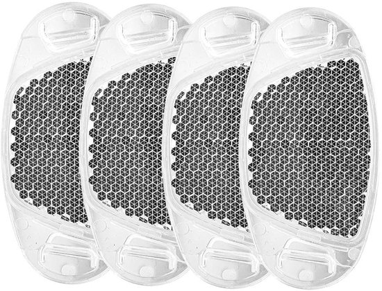 Store9 – Fahrradreflektoren – 4 Stück – Starke Reflektionsfunktion – Farbe: Weiß – Fahrradwarnlicht – Geeignet Für Mountainbikes Und Motorräder – …