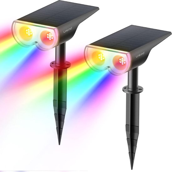 Solarleuchte Bunte Solar-gartenleuchten Mit Dämmerungssensor Mehrfarbige Solar-lampe Mit Lichtsensor Ip67 Wasserdichte Solarleuchte 4 Modi Für A