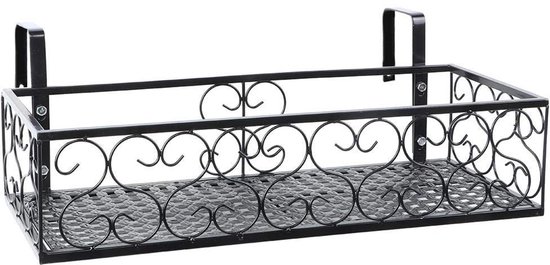 Allecto Balkon-blumentopfhalter Pflanzenregal Aus Metall Für Den Außenbereich Ideal Für Garten Und Balkon Platzsparend Geeignet Für Verschiedene