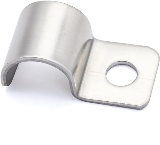U-förmige Rohrschelle Für 12-mm-rohre, Kabel- Und Rohrschelle Für Rohre Und Kabel Mit Einem Durchmesser Von 11–12 Mm, Seitenhalterung Aus Edelstahl, 20er-packung