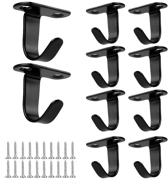 Verstellbare Runde Wandhaken, 10er-set – Edelstahlhaken Für Bad, Küche Und Flur – Ideal Für Handtücher, Schlüssel Und Schals