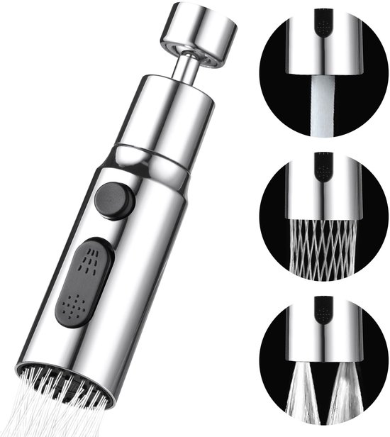 Brausekopf Für Küchenarmatur – 360° Drehbar – 1 Stück – Abs