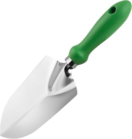 Gartenspaten Aus Edelstahl – Ergonomischer Griff – Geeignet Zum Umpflanzen Und Jäten
