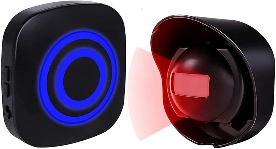 Bewegungsmelder, Durchgangsmelder, Alarmanlage, Katzenklingel, Drahtloses Alarmsystem-set Mit Steckdosenempfänger Und Pir-sensor Für Büro, Geschäft Oder Zuhause