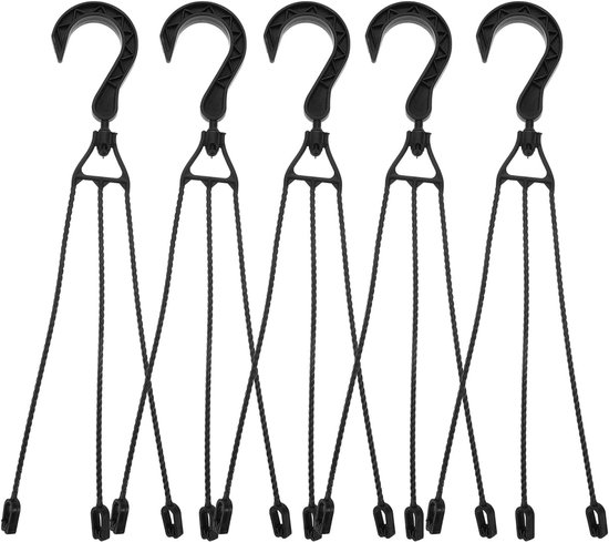 5 Hängehaken Für Blumentöpfe, Kunststoff-hängehalterungen, 40 Cm (15,75 Zoll) Für Garten, Balkon, Terrasse Und Haus