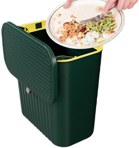 Hängender Mülleimer Mit Deckel Für Die Küche, Faltbarer Mülleimer Für Schranktüren Und Camping