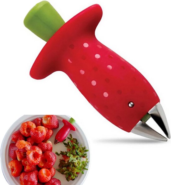 Tomaten- Und Erdbeerentkerner – Stielentferner Für Früchte – Erdbeerentkerner – Küchenhelfer – Edelstahl