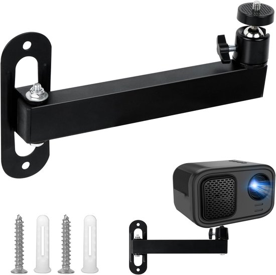 Wandhalterung Für Projektoren Verstellbare Projektorhalterung Mit 360-grad-drehung Metall-projektorhalterung Mit 1 4-zoll-schraube Für Heimkino