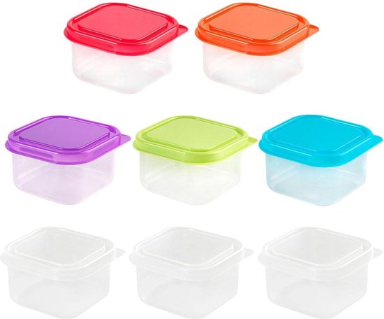 Luftdichte Aufbewahrungsbox Für Den Gefrierschrank - 8 Stück - Kleine Lebensmittelbehälter Mit Deckel - Mini-lebensmittelbehälter.