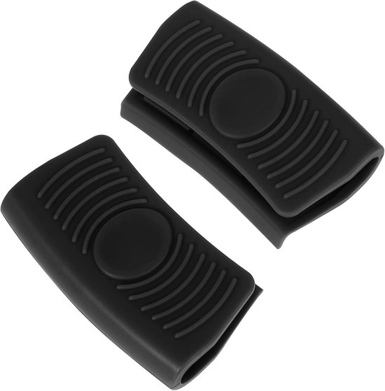 Allecto Plus – Silikongriffe Für Töpfe – Hitzeschutz – Rutschfest – Schutzhülle – Ofenformen – Bräter – Kochen – 2 Stück